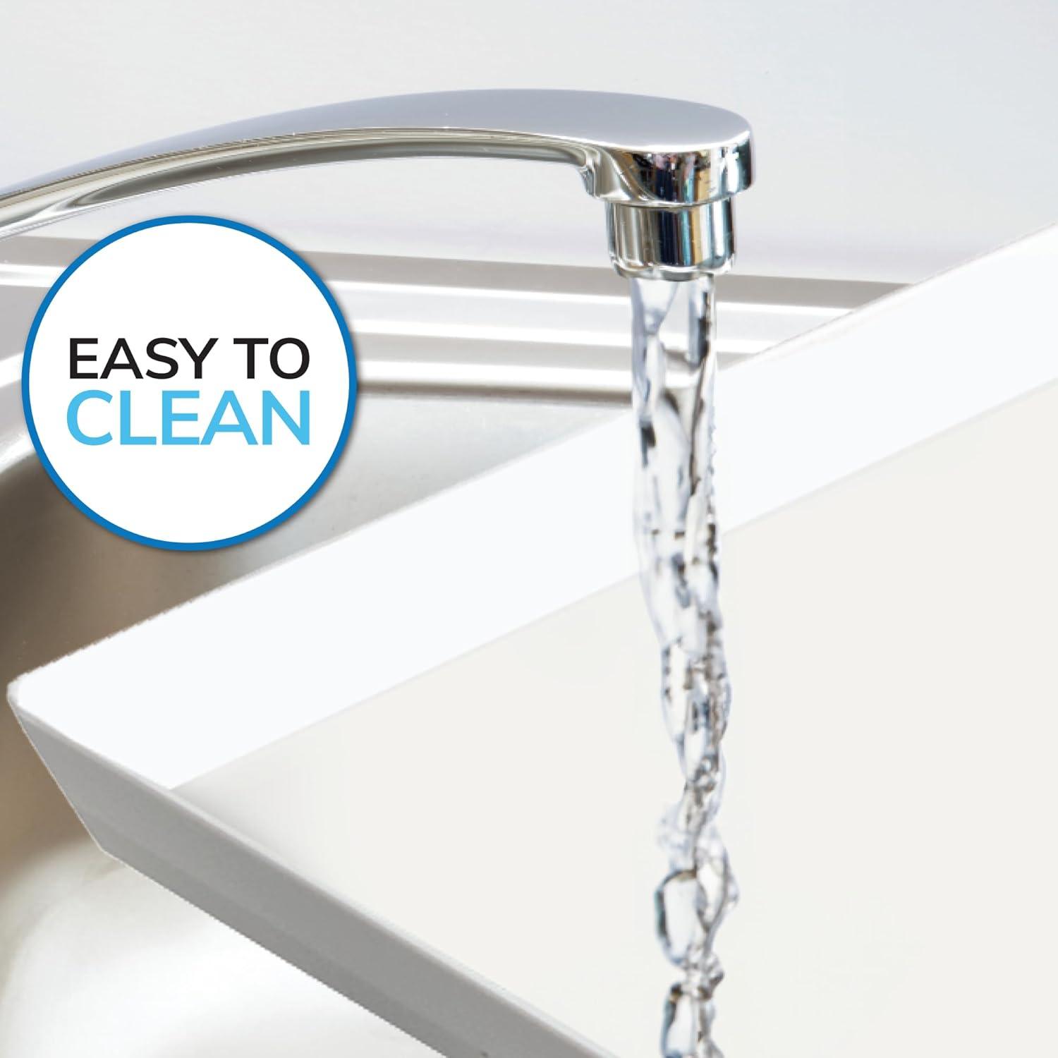 imageUS Acrylic Avant White Plastic Serving Trays Set of 4 15 x 5 Narrow Reusable Rectangular Party Platters Serve Appetizers Fruit Veggies ampamp Desserts BPAFree ampamp Made in USA15 x 10