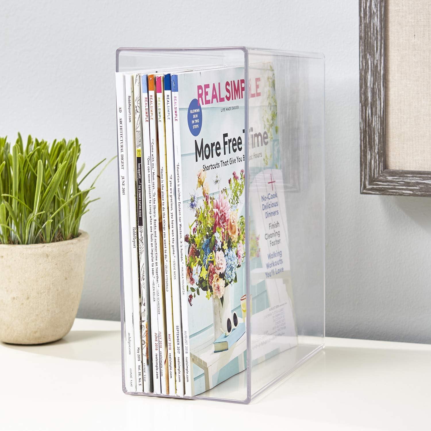 imageUS Acrylic Inc Clear Plastic Magazine Holder 488Lx888Wx1188H