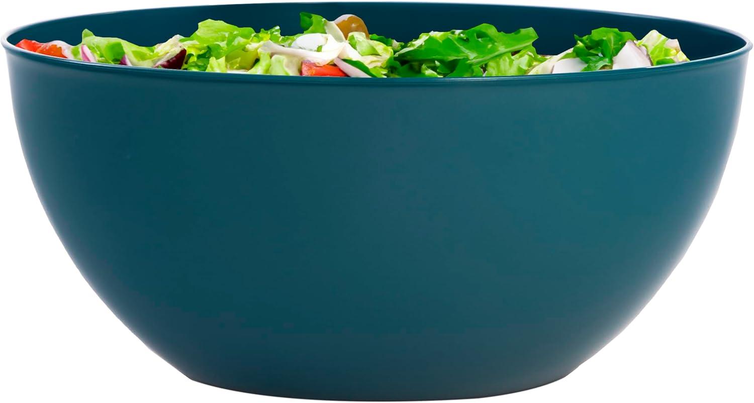 imageUS Acrylic Vista Durable Plastic Salad and Serving 10inch Bowls Set of 4 in Coastal Colors Reusable BPAfree Made in the USA 135 oz capacity
